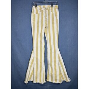 Saints and Hearts Womens Med 29x32 Extreme Flare High Rise Jeans Bell Bottom 70s